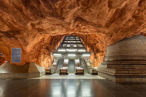 Radhuset Metro Station Art Print