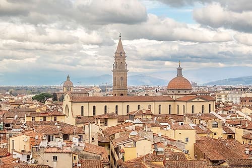 Florence Rooftop View with Duomo Art Print