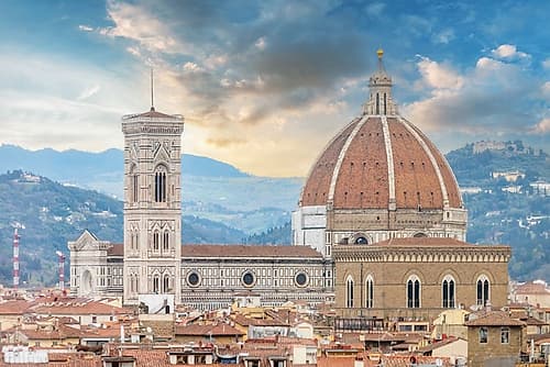 Florence Duomo and Giottos Campanile Art Print