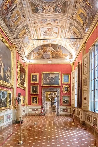 Palazzo Pitti Gallery Hall I Art Print