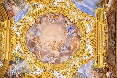 Palazzo Pitti Gilded Ceiling II Renaissance reproduction
