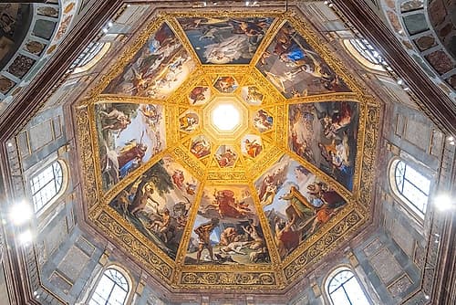 Florence Duomo Dome Interior Fresco Art Print