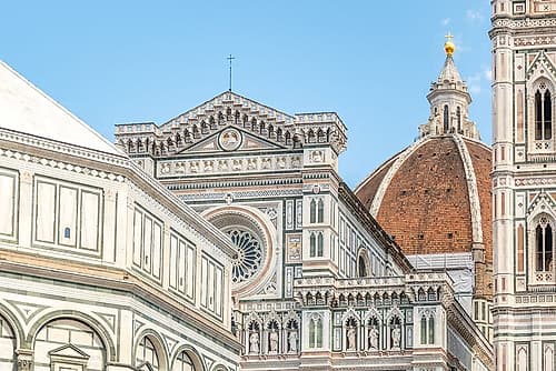 Florence Duomo Cluster View Gothic Print
