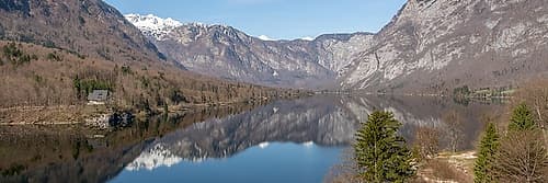 Lake Bohinj Mountain Panorama Art Print