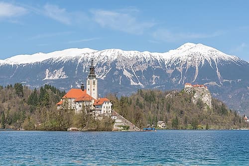 Bled Island and Castle Art Print
