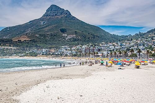 Camps Bay Cape Town Beach Art Print by Richard Silver