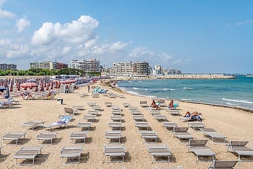 Italian Riviera Beach Resort Art Print