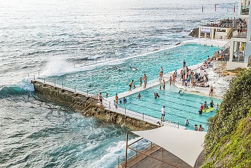 Bondi Icebergs Pool Sydney Art Print by Richard Silver