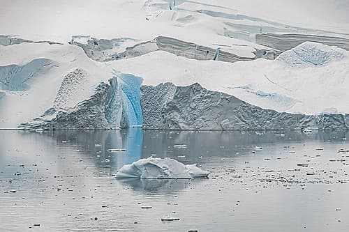 Antarctic Iceberg Reflection Art Print
