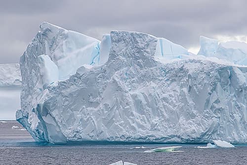Sculpted Textured Iceberg Art Print