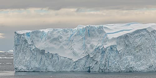 Wide Tabular Iceberg Wall Art Print