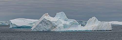 Panoramic Multi Peaked Iceberg Art Print