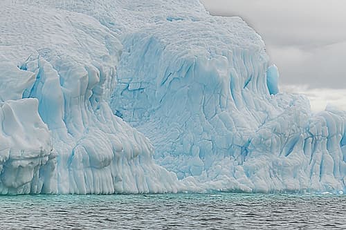 Textured Iceberg Face Detail Art Print