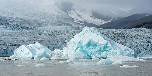 Jokulsarlon Glacier Lagoon Icebergs I Art Print