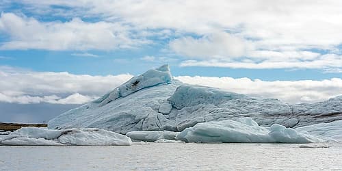 Jokulsarlon Lagoon Single Peaked Iceberg Art Print