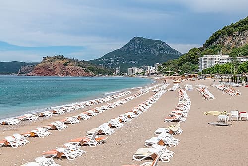 Budva Montenegro Beach Resort I Art Print