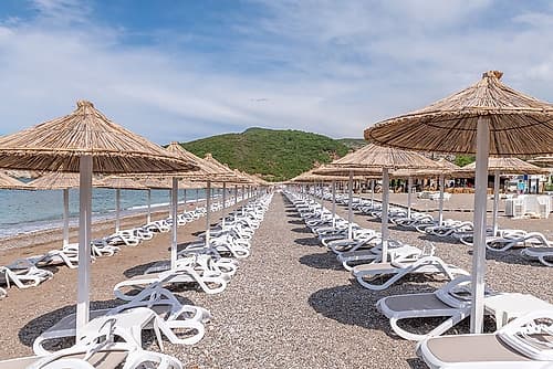 Budva Montenegro Beach Resort II Art Print