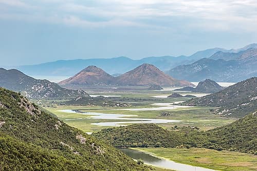 Lake Skadar Montenegro Valley View Art Print