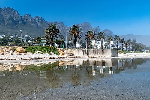 Camps Bay Cape Town Twelve Apostles Reflection I Art Print