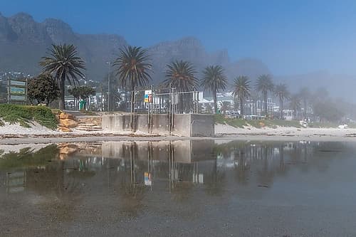 Camps Bay Cape Town Misty Twelve Apostles Art Print