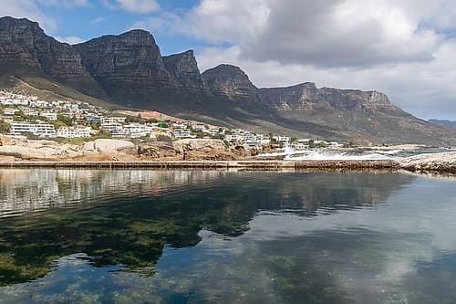 Camps Bay Cape Town Twelve Apostles Tidal Pool I Art Print