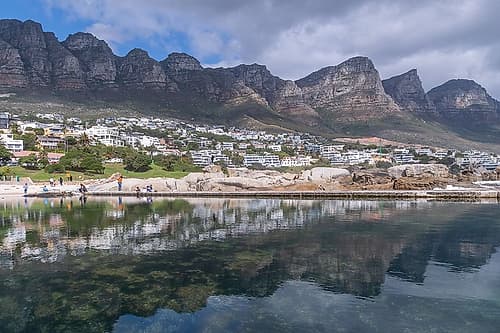 Camps Bay Cape Town Twelve Apostles Tidal Pool II Art Print