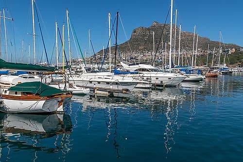 Hout Bay Marina Cape Town Art Print
