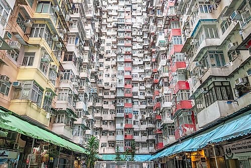 Monster Building Quarry Bay Hong Kong I Art Print by Richard Silver