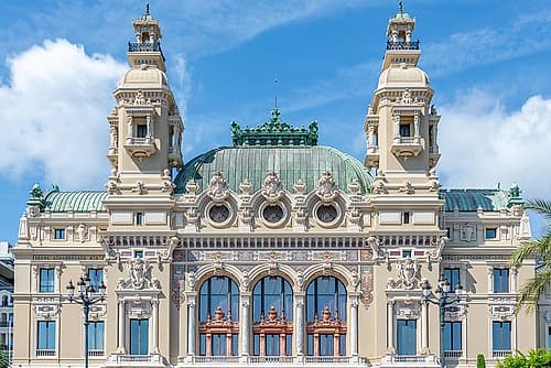 Monte Carlo Casino Monaco Full Facade Art Print