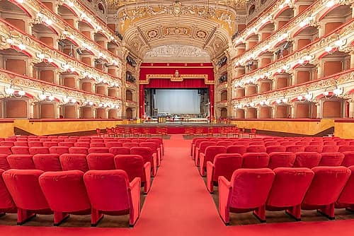 Teatro San Carlo Opera House Interior, Naples, Italy Classical Print