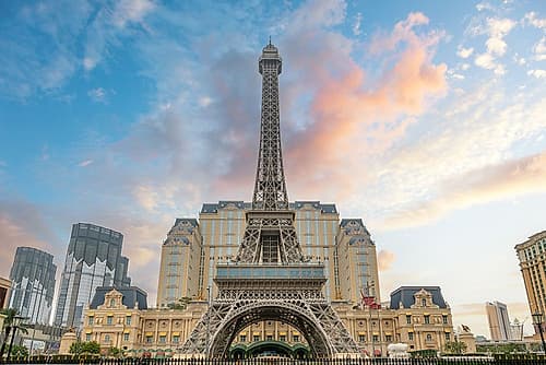 Eiffel Tower Replica at The Parisian Macao, Macau Classical Print