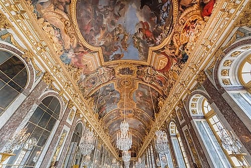 Hall of Mirrors, Palace of Versailles, France Art Print by Richard Silver
