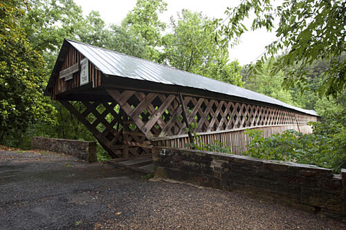Horton Mill Covered Bridge, Blount County, Alabama I Art Print