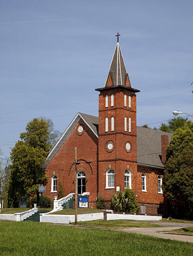 Cherry Street Ame Church, Dothan, Alabama Art Print