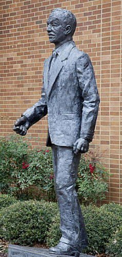 Statue of Fred Shuttlesworth, Former Civil Rights Activist, Birmingham, Alabama I Art Print