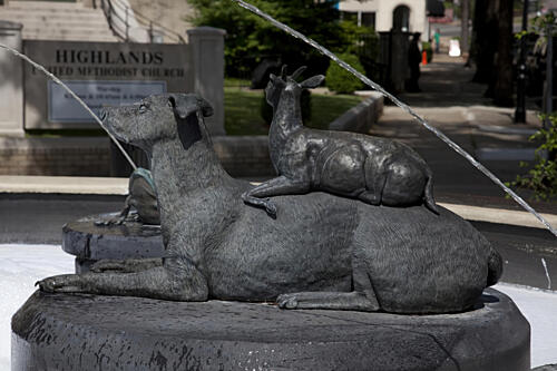 Five Points South Fountain, Birmingham, Alabama II Art Print