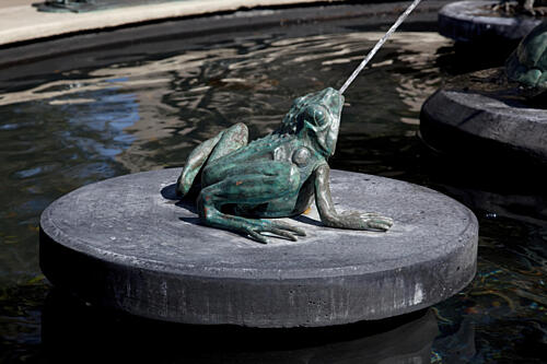 Five Points Fountain by Frank Fleming in Birmingham, Alabama II Art Print