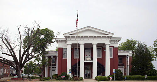 Historic Buildings in Camden, Alabama III Art Print