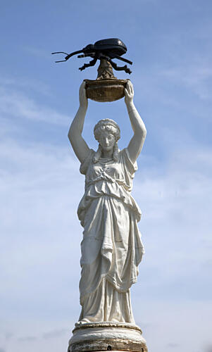 Boll Weevil Monument in Downtown Enterprise, Alabama Art Print