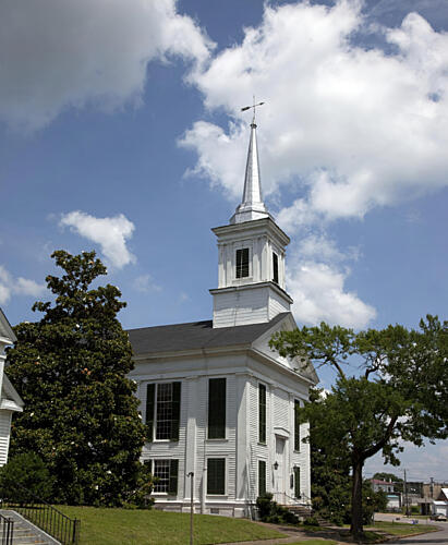 Historic Presbyterian Church in Eutaw, Alabama Art Print