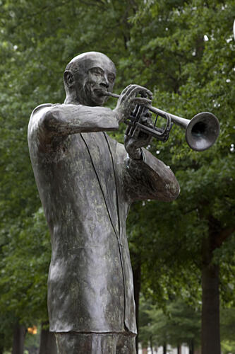 W.c. Handy Statue in Florence, Alabama II Art Print