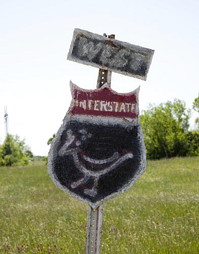 Hay Bale Art, Forkland, Alabama IV Art Print