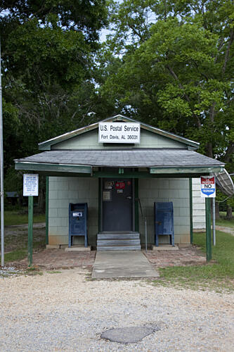 Post Office in Fort Davis, Alabama Art Print