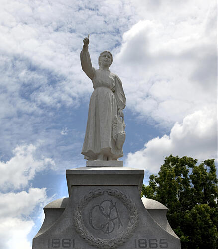 Confederate Statue in Downtown Gadsden, Alabama II Art Print