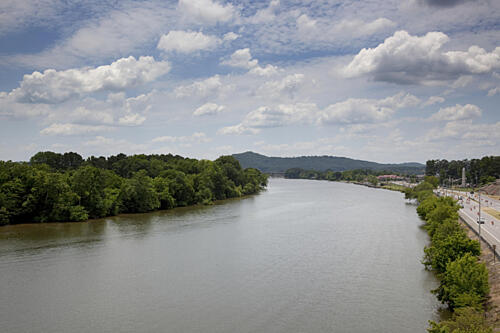 The Coosa River View of Gadsden, Alabama II Art Print