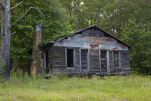 Barns and Rural Scenes on Route 11 Near Gadsden, Alabama V Art Print