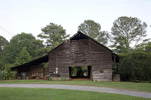 Barns and Rural Scenes on Route 11 Near Gadsden, Alabama VI Art Print