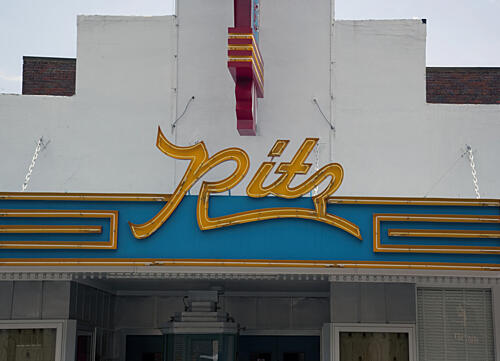Ritz Theatre, Greenville, Alabama II Art Print