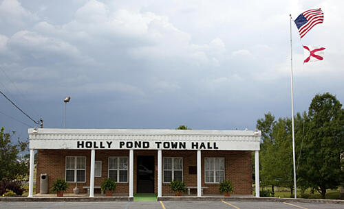 Holly Pond Town Hall, Holly Pond, Alabama Art Print