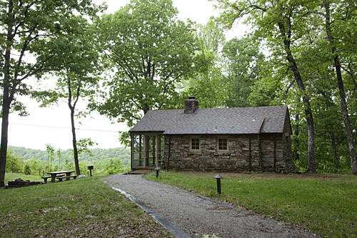 Cabin, Monte Sano State Park, Alabama Art Print